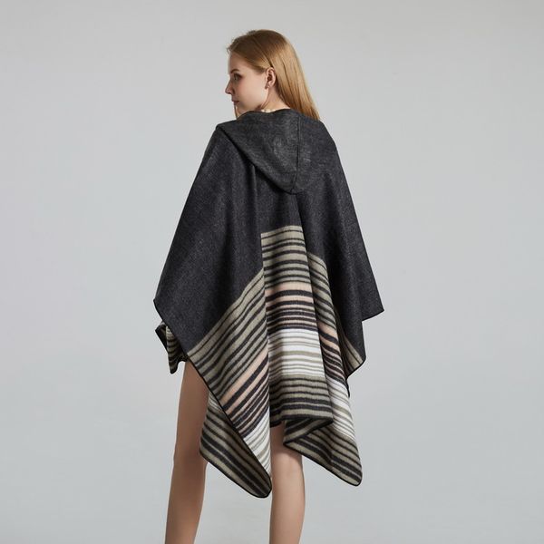 2020 хиджаб winter популярных мод дама с hat плащом шаль европейского и американского стрит stripe jacquard amazon hot style, Blue;gray
2020 хиджаб winter популярных мод дама с hat плащом шаль европейского и американского стрит stripe jacquard amazon hot style, Blue;gray