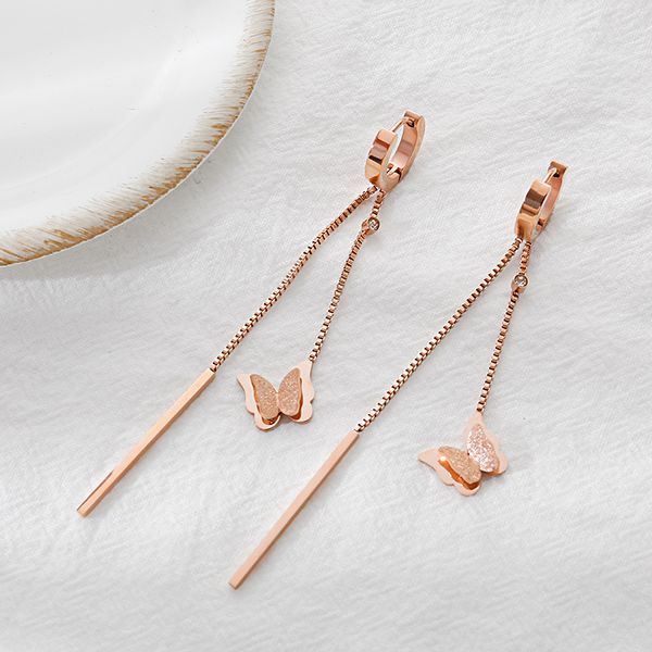 stud yun ruo fashion elegant butterfly tassel earring clip woman gift rose gold titanium steel jewelry not change color drop, Golden;silver
stud yun ruo fashion elegant butterfly tassel earring clip woman gift rose gold titanium steel jewelry not change color drop, Golden;silver