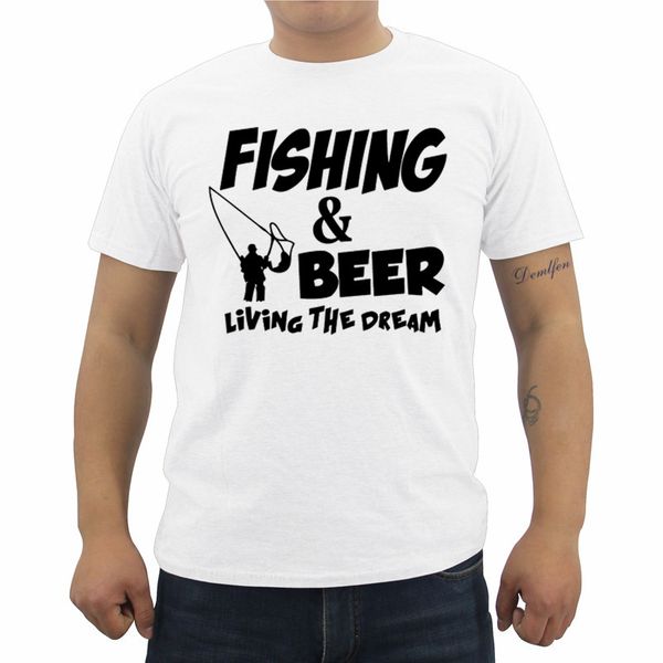new brand fashion summer t-shirt fishinger beer living the dream print t shirt funny gift casual male short sleeeve tees
new brand fashion summer t-shirt fishinger beer living the dream print t shirt funny gift casual male short sleeeve tees
