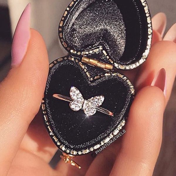 wedding rings fashion rhinestone for women colorful silver color butterfly modelling engagement ring gift anniversary jewelry 40z138, Slivery;golden
wedding rings fashion rhinestone for women colorful silver color butterfly modelling engagement ring gift anniversary jewelry 40z138, Slivery;golden