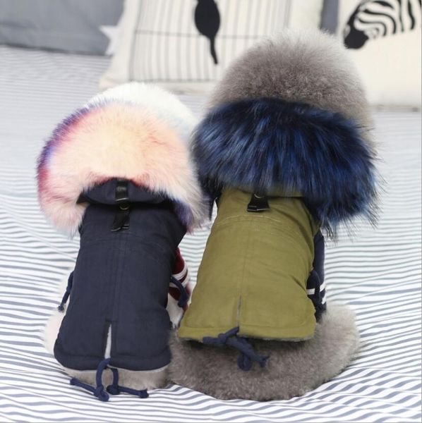 winter dog clothes luxury faux fur collar dog coat for small dog warm windproof pet parka fleece lined puppy jacket
winter dog clothes luxury faux fur collar dog coat for small dog warm windproof pet parka fleece lined puppy jacket