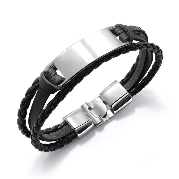 hand-made leather bracelets for men boy sporty braided black wrap bangle wristband male jewelry 20cm, Golden;silver
hand-made leather bracelets for men boy sporty braided black wrap bangle wristband male jewelry 20cm, Golden;silver