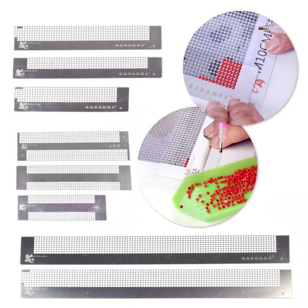 diy diamond painting accessory stainless steel 141mm diamond embroidery drawing mesh ruler point anti-stick drilling ruler tools
diy diamond painting accessory stainless steel 141mm diamond embroidery drawing mesh ruler point anti-stick drilling ruler tools