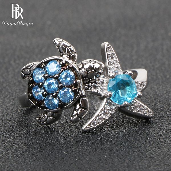 bague ringen trendy серебро 925 кольцо для женщин ювелирные изделия подвески драгоценные камни аквамарин черепаха морская звезда size6-10 же, Golden;silver
bague ringen trendy серебро 925 кольцо для женщин ювелирные изделия подвески драгоценные камни аквамарин черепаха морская звезда size6-10 же, Golden;silver