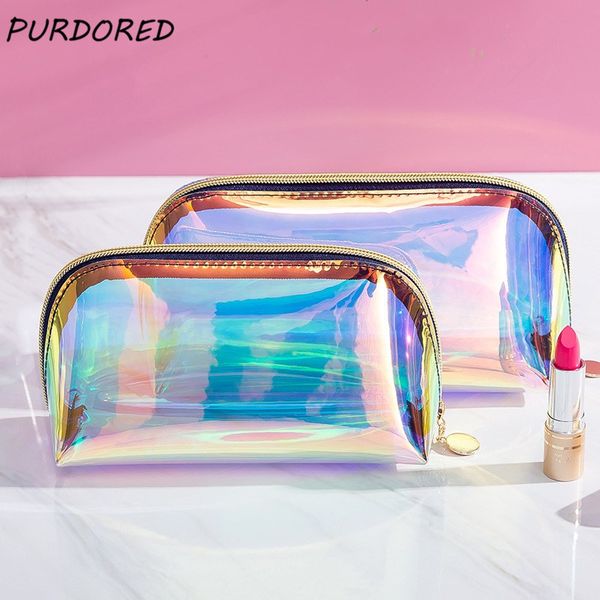 purdored 1 pc women clear cosmetic bag waterproof pvc laser makeup bag for women travel zipper makeup organizer toiletry kit
purdored 1 pc women clear cosmetic bag waterproof pvc laser makeup bag for women travel zipper makeup organizer toiletry kit