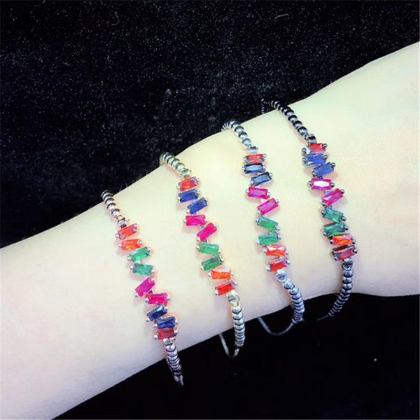 10pcs / серия оптовой латунь браслет pave цвет циркон нерегулярных случайные пробки регулируемые браслет ювелирных изделия, Black
10pcs / серия оптовой латунь браслет pave цвет циркон нерегулярных случайные пробки регулируемые браслет ювелирных изделия, Black