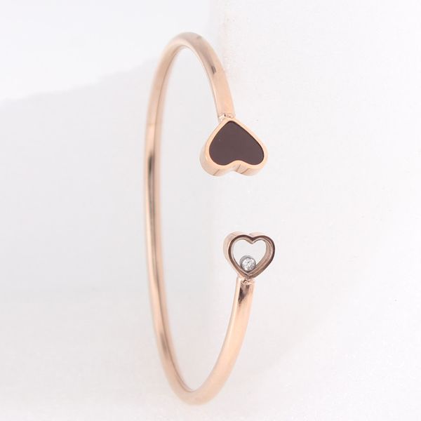 rose gold enamel heart cuff bracelets bangles for women girls set stainless steel adjustable female bracelet bangle, Black
rose gold enamel heart cuff bracelets bangles for women girls set stainless steel adjustable female bracelet bangle, Black