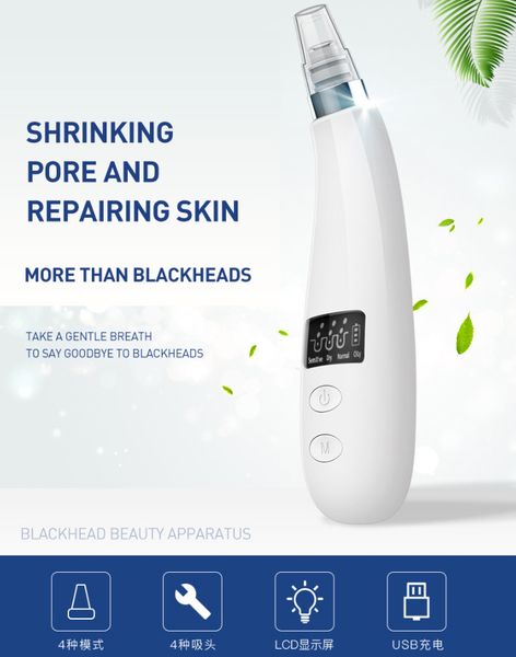 electric backhead remover pore black point vacuum nose cleaner 6pcs suckers acne face vacuum extractor skin care tool for beauty
electric backhead remover pore black point vacuum nose cleaner 6pcs suckers acne face vacuum extractor skin care tool for beauty