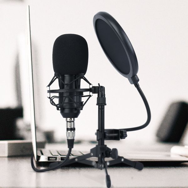 condenser microphone for computer vocal recording podcaster mic tripod stand for pc 3.5mm wired professional microphone
condenser microphone for computer vocal recording podcaster mic tripod stand for pc 3.5mm wired professional microphone