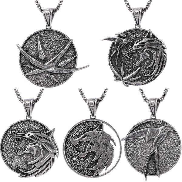 wizard wolf head medallion necklace school of the wolf bird pendant wild hunt jewelry cosplay beast creature necklace 0275, Silver
wizard wolf head medallion necklace school of the wolf bird pendant wild hunt jewelry cosplay beast creature necklace 0275, Silver