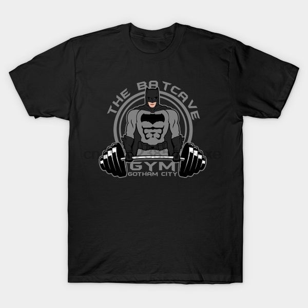 men t shirt the batcave gym comics women t-shirt