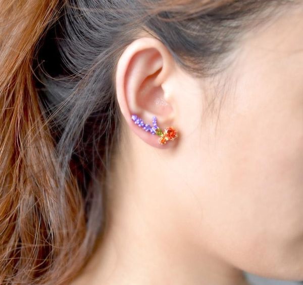 warmhome trendy jewelry france enamel glaze purple lavender flowers plants red gem for women stud001, Golden;silver
warmhome trendy jewelry france enamel glaze purple lavender flowers plants red gem for women stud001, Golden;silver