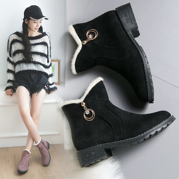 sweet flock elegant zip women mid calf boots cotton fabric vintage winter boots round toe low square heel plus size shoes, Black
sweet flock elegant zip women mid calf boots cotton fabric vintage winter boots round toe low square heel plus size shoes, Black