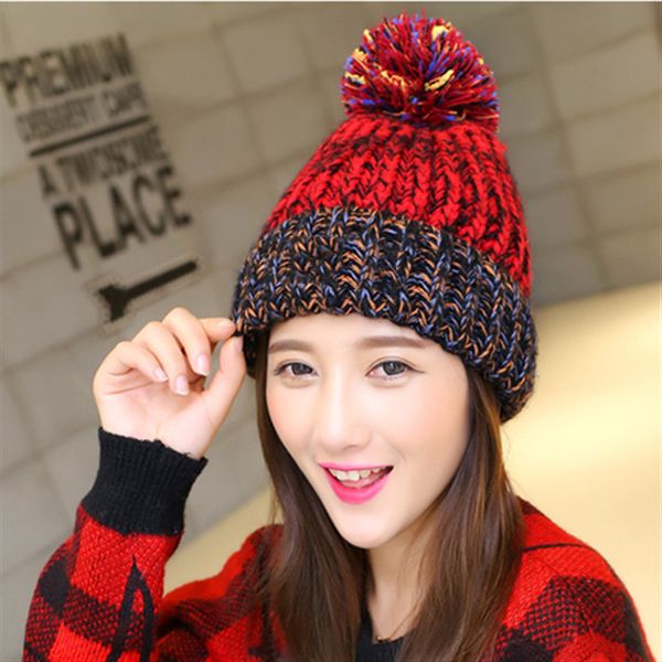 cute ball winter hat for women girl 's hat casual gorros bonnet knitted cap beanies cap female thick brand new fashion, Blue;gray
cute ball winter hat for women girl 's hat casual gorros bonnet knitted cap beanies cap female thick brand new fashion, Blue;gray