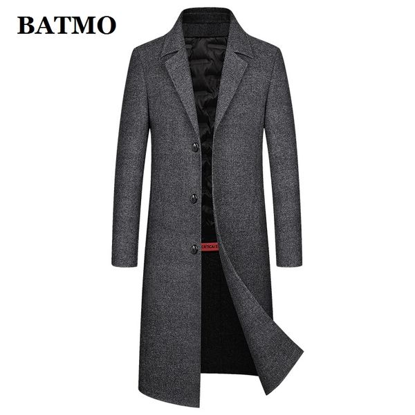 batmo 2020 new arrival autumn&winter white duck down liner wool x-long trench coat men,men's wool long coat,plus-size 9617, Black
batmo 2020 new arrival autumn&winter white duck down liner wool x-long trench coat men,men's wool long coat,plus-size 9617, Black