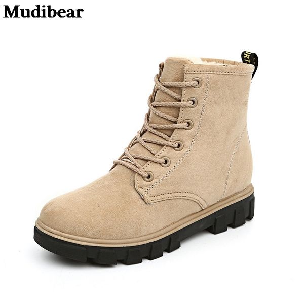 mudibear snow boots 2020 suede classic women fashion boots winter warm fur plush insole ankle lace-up women shoes, Black
mudibear snow boots 2020 suede classic women fashion boots winter warm fur plush insole ankle lace-up women shoes, Black