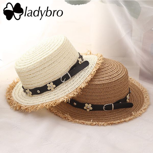wide brim hats ladybro summer straw hat women's sun trip lady leisure pearl beach breathable fashion flower cap flat fedora female, Blue;gray
wide brim hats ladybro summer straw hat women's sun trip lady leisure pearl beach breathable fashion flower cap flat fedora female, Blue;gray