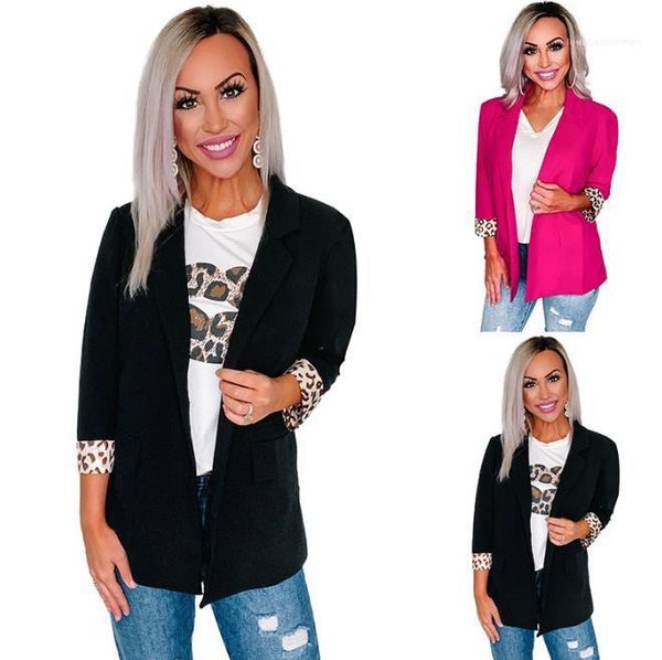 long sleeve lapel neck loose coat new women autumn clothing winter designer jacket suit fashion leopard long, Black;brown
long sleeve lapel neck loose coat new women autumn clothing winter designer jacket suit fashion leopard long, Black;brown