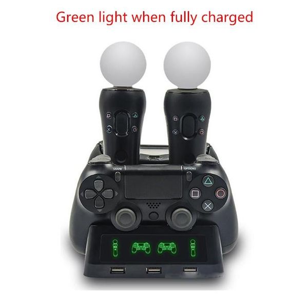 for ps4vr handle fixed charger holder vr four-in-one multi-functional gamepad charger base ing
for ps4vr handle fixed charger holder vr four-in-one multi-functional gamepad charger base ing