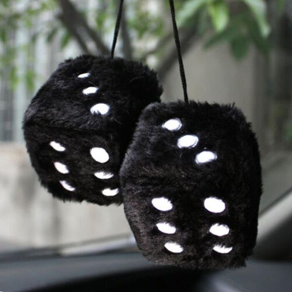 cotton nylon dice plush pendant dice plush pendant rearview hang charm