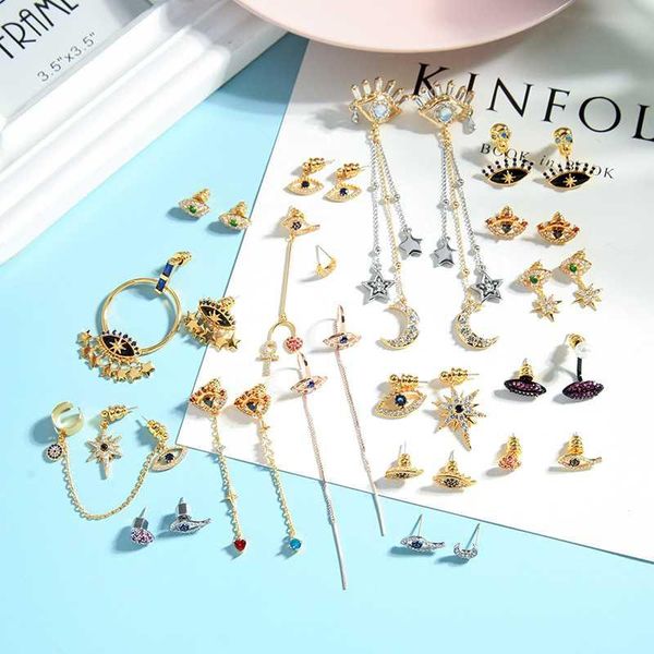 balanbiu evil eye stud earrings for women girl fashion jewelry luxury zircon crystal guardian eye earrings set 2020 new arrivals, Golden;silver
balanbiu evil eye stud earrings for women girl fashion jewelry luxury zircon crystal guardian eye earrings set 2020 new arrivals, Golden;silver