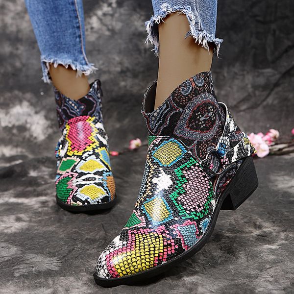 boots women ankle embroidery woman zip pumps women's shoes female snake print low heels mix color 2021 autumn plus size 43, Black
boots women ankle embroidery woman zip pumps women's shoes female snake print low heels mix color 2021 autumn plus size 43, Black