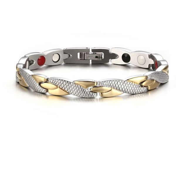 new twisted stainless steel single row magnet bracelet personality hip hop bracelets for women men boutique trendy jewelry gift, Black
new twisted stainless steel single row magnet bracelet personality hip hop bracelets for women men boutique trendy jewelry gift, Black