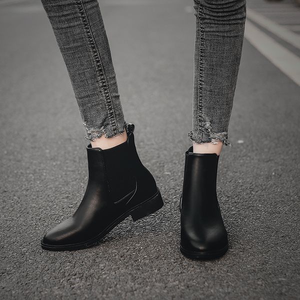 women ankle boots chaussure low heels booties plus size gladiator pu leather autumn warm shoes woman zapatos mujer sapato d1992, Black
women ankle boots chaussure low heels booties plus size gladiator pu leather autumn warm shoes woman zapatos mujer sapato d1992, Black