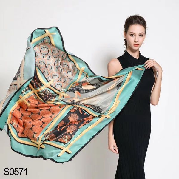 scarves 100% pure silk square scarf 2021 beach ladies turban floral print 110Ã110cm, Blue;gray
scarves 100% pure silk square scarf 2021 beach ladies turban floral print 110Ã110cm, Blue;gray