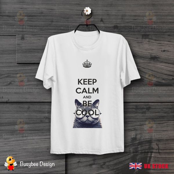 t shirts fashion 2019 keep calm and be cool funny cat retro t shirt crew neck men short-sleeve
t shirts fashion 2019 keep calm and be cool funny cat retro t shirt crew neck men short-sleeve