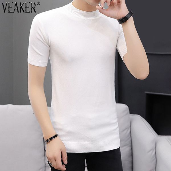 2020 new men's short sleeve sweaters knitted tshirt male solid color o neck slim fit pullover sweater -3xl, White;black
2020 new men's short sleeve sweaters knitted tshirt male solid color o neck slim fit pullover sweater -3xl, White;black