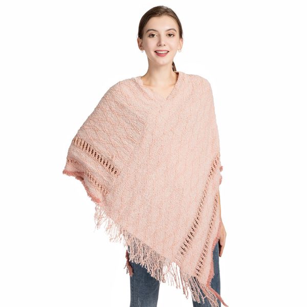 lady's solid scarf in winter lace thickening poncho autumn women's black pink red tassels warm shawl, Blue;gray
lady's solid scarf in winter lace thickening poncho autumn women's black pink red tassels warm shawl, Blue;gray