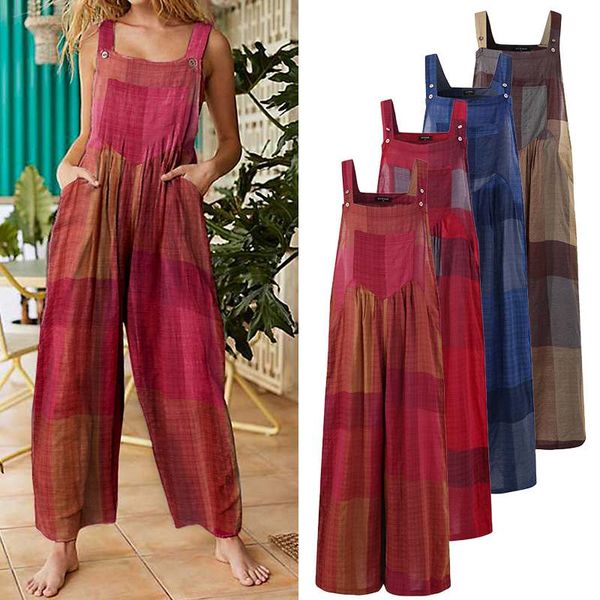 women's jumpsuits & rompers women'overalls summer jumpsuit 2021 female sleeveless casual long pants trousers vintage printed plays, Black;white
women's jumpsuits & rompers women'overalls summer jumpsuit 2021 female sleeveless casual long pants trousers vintage printed plays, Black;white