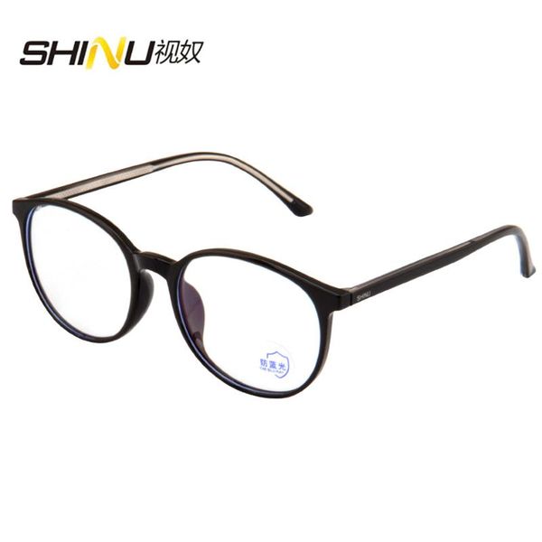 shinu trends office blue light blocking glasses men women protective gaming computer glasses round square shape myopia, White;black
shinu trends office blue light blocking glasses men women protective gaming computer glasses round square shape myopia, White;black