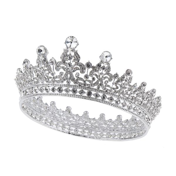 crystal tiara crown hair jewelry rhinestone wedding bridal princess headband, Silver
crystal tiara crown hair jewelry rhinestone wedding bridal princess headband, Silver