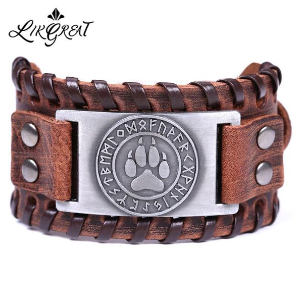 likgreat wolf animal rune charm bracelets for men slavic kolovrat amulet jewelry vintage silver color leather wide bracelet, Red;blue
likgreat wolf animal rune charm bracelets for men slavic kolovrat amulet jewelry vintage silver color leather wide bracelet, Red;blue