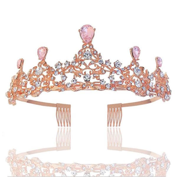 luxury rhinestone crown bridal tiaras with combs pink green crystal baroque diadem for bride headbands wedding hair jewelry, Golden;silver
luxury rhinestone crown bridal tiaras with combs pink green crystal baroque diadem for bride headbands wedding hair jewelry, Golden;silver