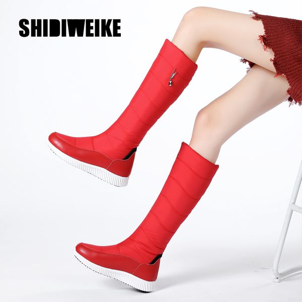 boots 2021 russia fashion arrival winter snow women keep warm flat platform shoes woman knee high v256, Black
boots 2021 russia fashion arrival winter snow women keep warm flat platform shoes woman knee high v256, Black