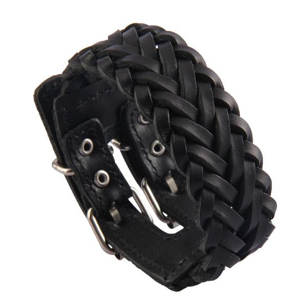 jewelry cowhide braided bracelet double buckle head alloy man simple and elegant hand knitting adjustable chain vintage, Golden;silver
jewelry cowhide braided bracelet double buckle head alloy man simple and elegant hand knitting adjustable chain vintage, Golden;silver