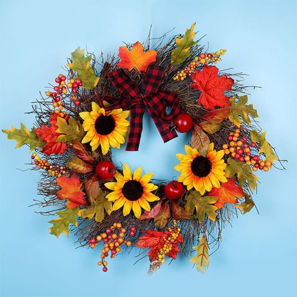 new design 1pc sunflower christmas wreath sunflower wreath home decoration pendant gift home accessory
new design 1pc sunflower christmas wreath sunflower wreath home decoration pendant gift home accessory