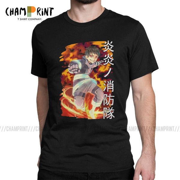 men's shinra fire force t shirts firefighter hero anime pure cotton clothes hipster short sleeve tees original t-shirts
men's shinra fire force t shirts firefighter hero anime pure cotton clothes hipster short sleeve tees original t-shirts