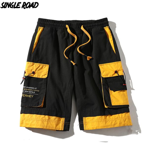 singleroad mens cargo shorts men 2020 summer side pockets black patchwork hip hop japanese streetwear male pants shorts for men, White;black
singleroad mens cargo shorts men 2020 summer side pockets black patchwork hip hop japanese streetwear male pants shorts for men, White;black