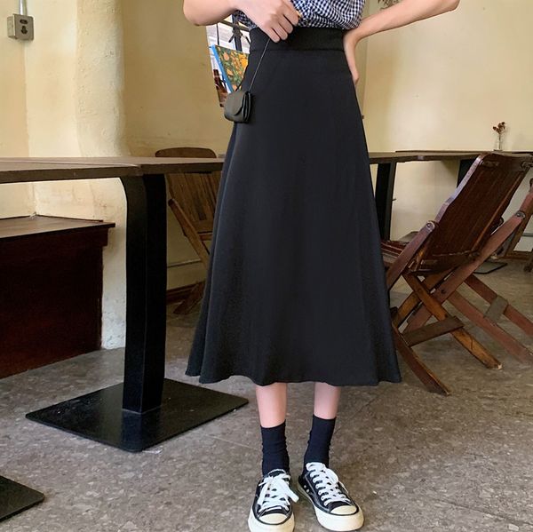 large size dress summer wear g, Black