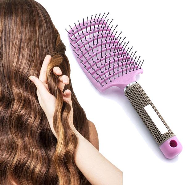 brainbow 1pc hair brush bristle nylon hair combs detangling women curly scalp massage comb for salon hairdressing styling tools bbyxhk, Silver
brainbow 1pc hair brush bristle nylon hair combs detangling women curly scalp massage comb for salon hairdressing styling tools bbyxhk, Silver