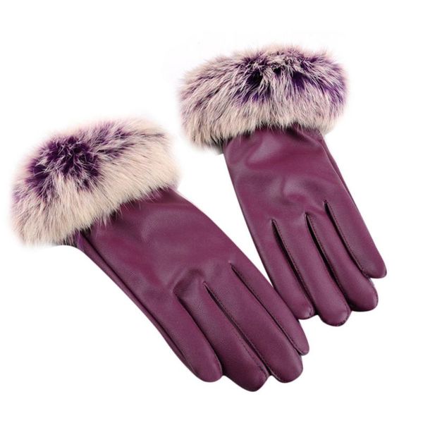 five fingers gloves women leather autumn winter warm fur driving mittens lot, Blue;gray
five fingers gloves women leather autumn winter warm fur driving mittens lot, Blue;gray