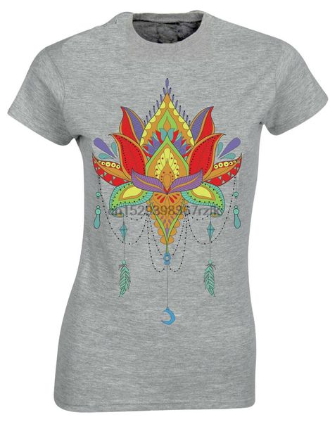 mandala art illustration henna design cultural print womans t-shirt ah44 
mandala art illustration henna design cultural print womans t-shirt ah44