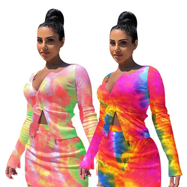 womens tie dye slim two piece dress long sleeve gradient color with zipper mini dress spring autumn vestidos two piece sets, White
womens tie dye slim two piece dress long sleeve gradient color with zipper mini dress spring autumn vestidos two piece sets, White