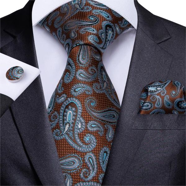 mens necktie blue brown paisley wedding tie for men hanky cufflinks silk tie set dibangu designer fashion business party mj-7117, Black;gray
mens necktie blue brown paisley wedding tie for men hanky cufflinks silk tie set dibangu designer fashion business party mj-7117, Black;gray