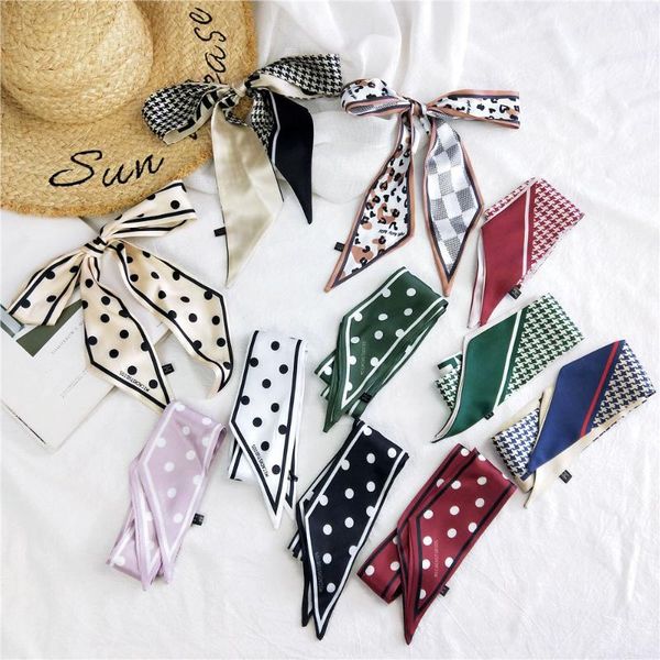 new polka dot small scarf women's spring autumn thin narrow long ribbon summer fashion bow tie bib handkerchiefs for female, Blue;gray
new polka dot small scarf women's spring autumn thin narrow long ribbon summer fashion bow tie bib handkerchiefs for female, Blue;gray
