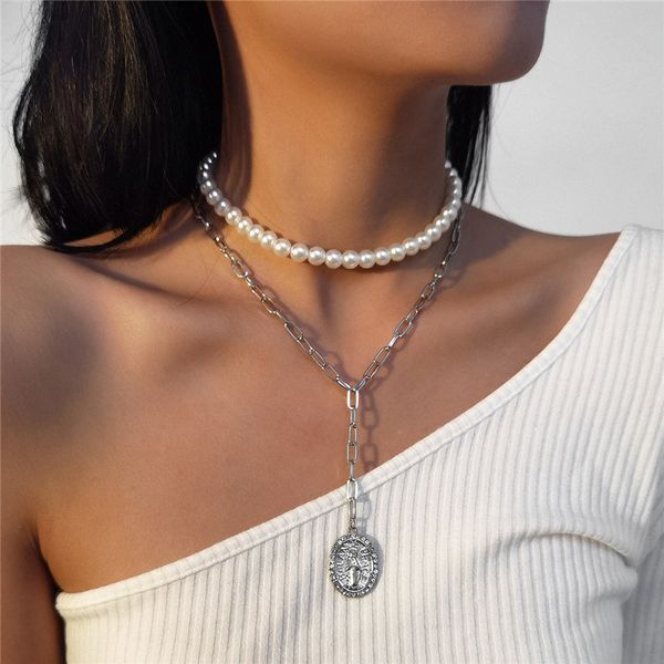10sets/lot european letter pearl chokers necklace women fashion figure pendant chains gold silver metal diamond necklace jewelry accessories
10sets/lot european letter pearl chokers necklace women fashion figure pendant chains gold silver metal diamond necklace jewelry accessories